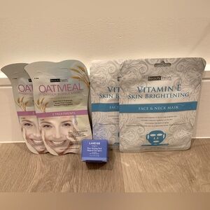 New Bundle of Masks Beauty Treats Oatmeal Oxygen Bubble Mask Skin Brightening